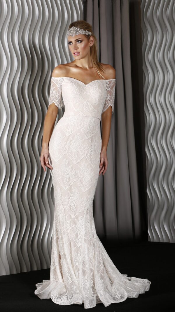 Elegant Lace Jadore Gown, J9058