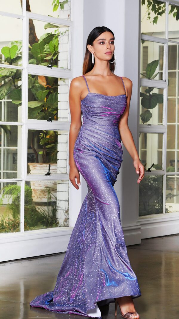 Jadore JX4010, Fishtail, Glitter, Plum, size 18