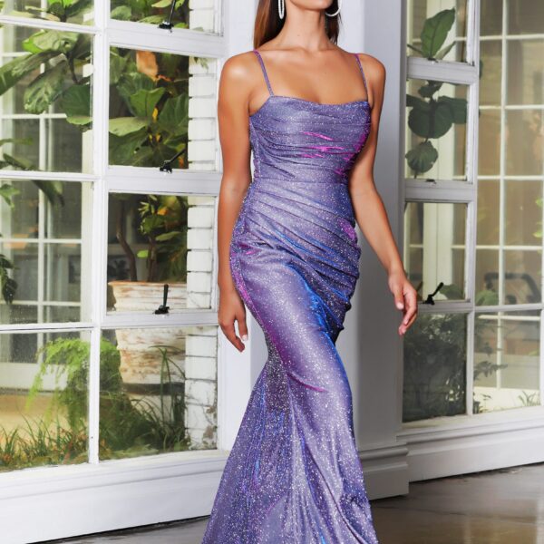 Jadore JX4010, Fishtail, Glitter, Plum, size 18