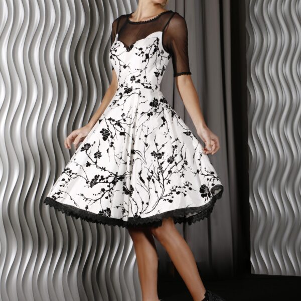 Jadore Cocktail gown, Fashions on the Field, Illusion neckline, J9031