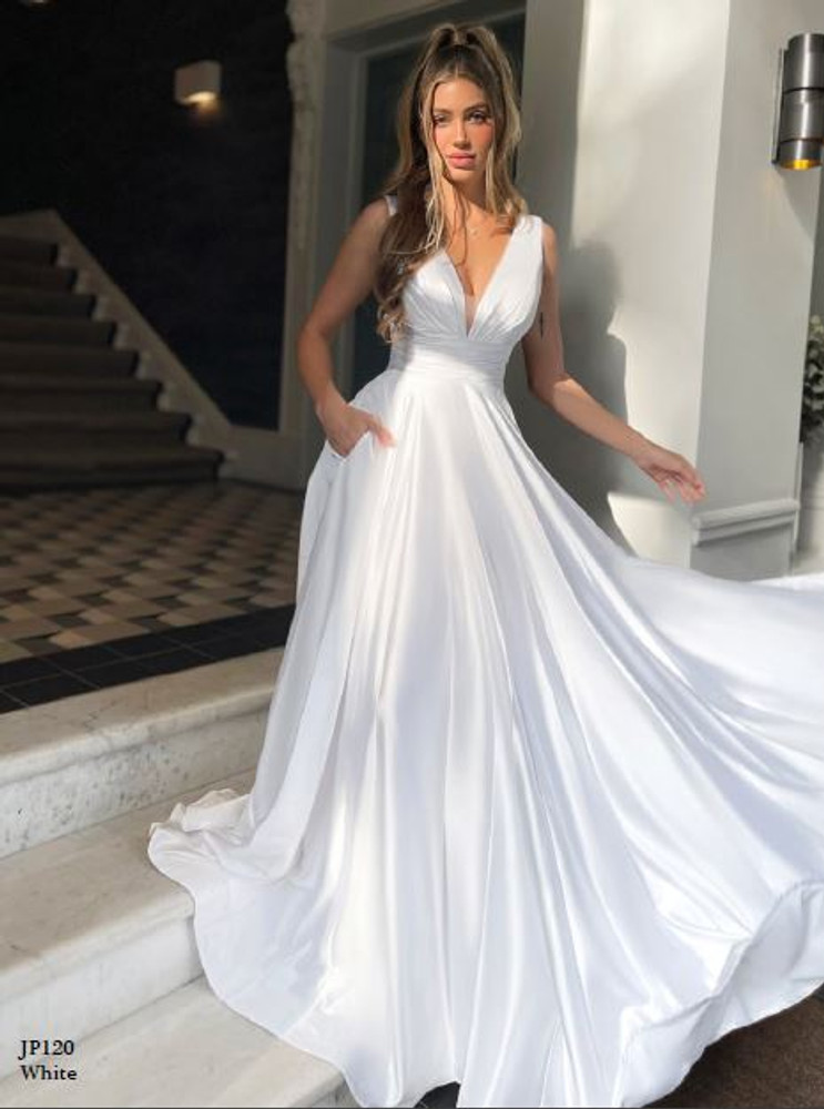 JP120, satin Jadore, white