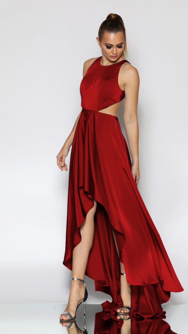 Jadore JX1061, Hi-lo, Maroon Size 8