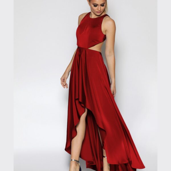 Jadore JX1061, Hi-lo, Maroon Size 8