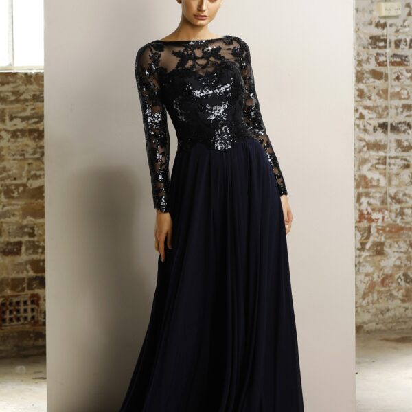 Sequin Jadore gown, size 8 & 24 Navy