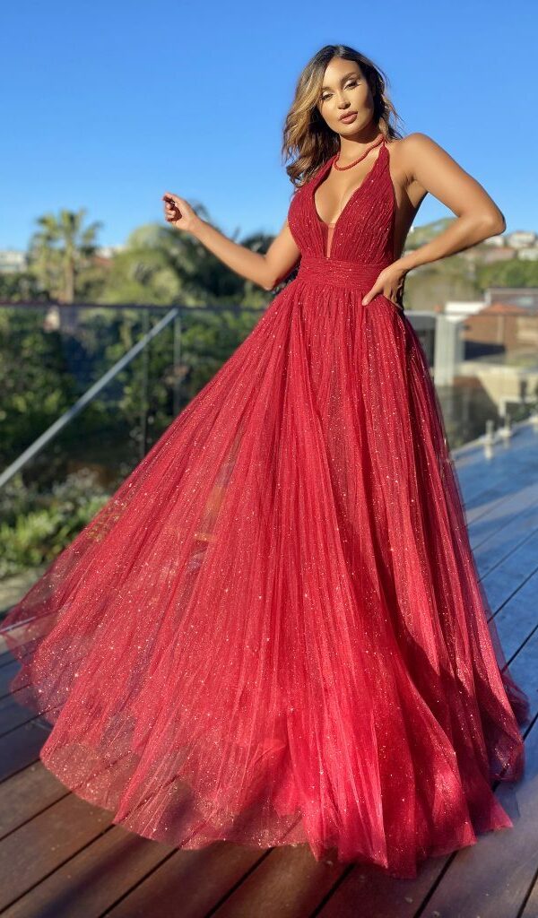 Jadore JX5035, Tulle formal gown, ivory size 12, wine 14